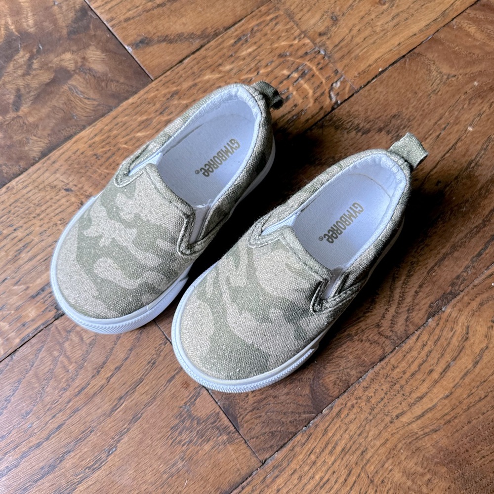 Gymboree Camo Slip-On Toddler Shoes Size 5